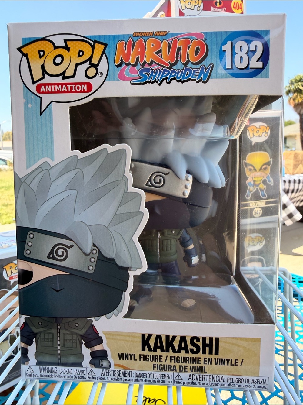 Funko Naruto Shippuden Kakashi Pop! Vinyl Figure - Gray, Black, Green